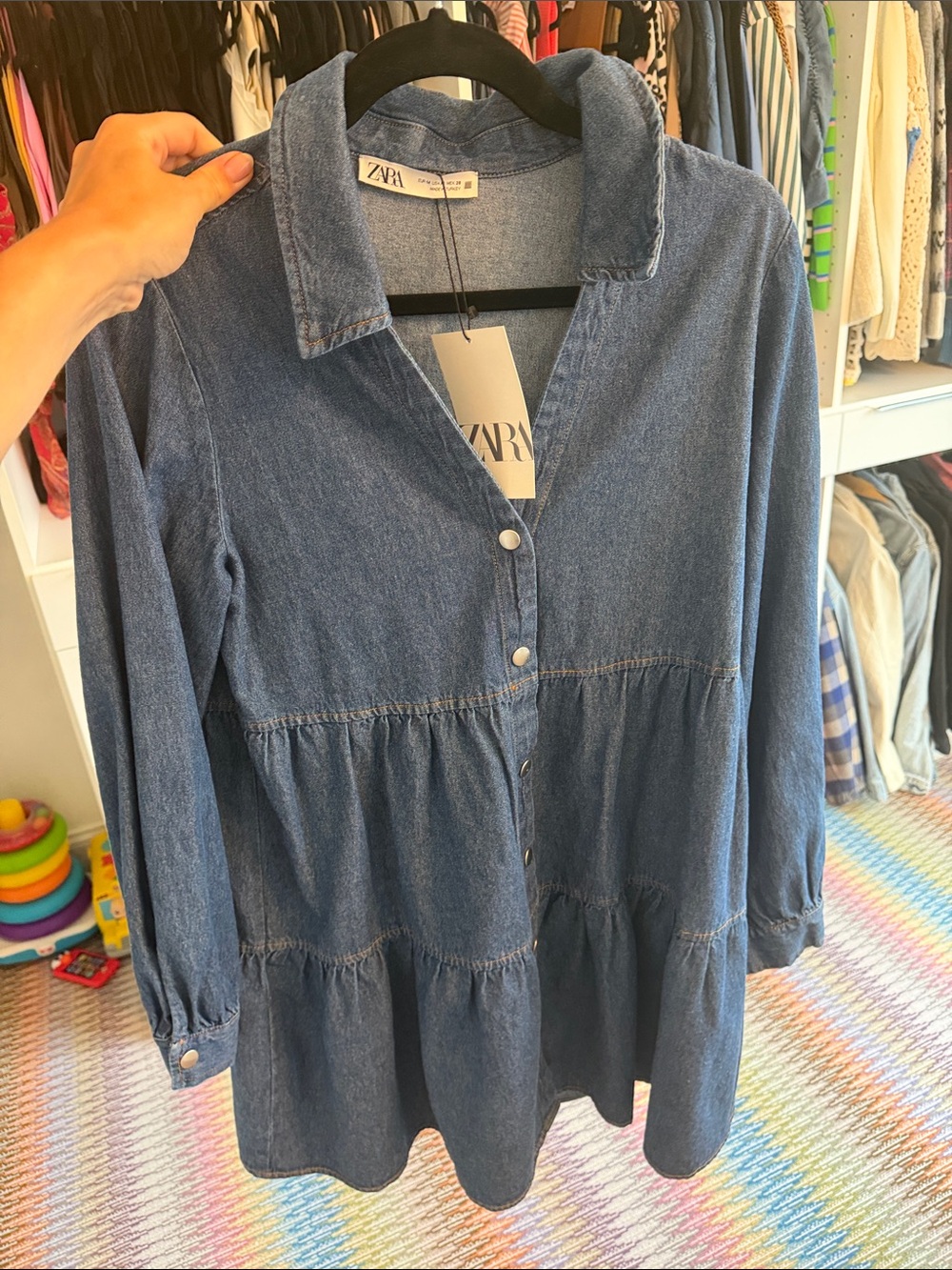 Zara Denim Dress size M